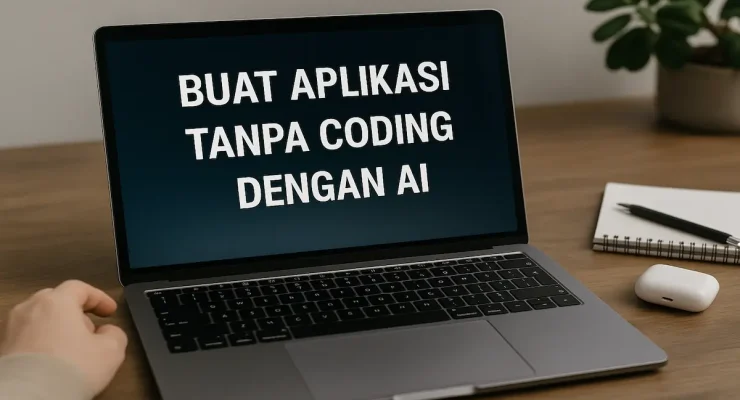 Buat Aplikasi Tanpa Coding dengan AI Canggih 2025