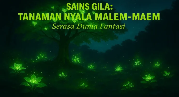 Sains Gila Tanaman Nyala Malem-Malem, Serasa Dunia Fantasi - phillyist.com