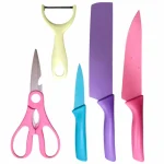 Pisau Satu Set Rasa Pro! EAEAABCH 5 in 1 ER-0278, Dapur Jadi Estetik - phillyist.com